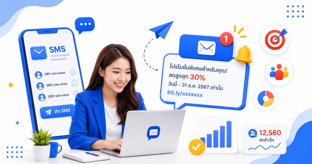 เริ่มส่ง SMS ให้ธุรกิจง่ายขึ้นกับ BoostSMS